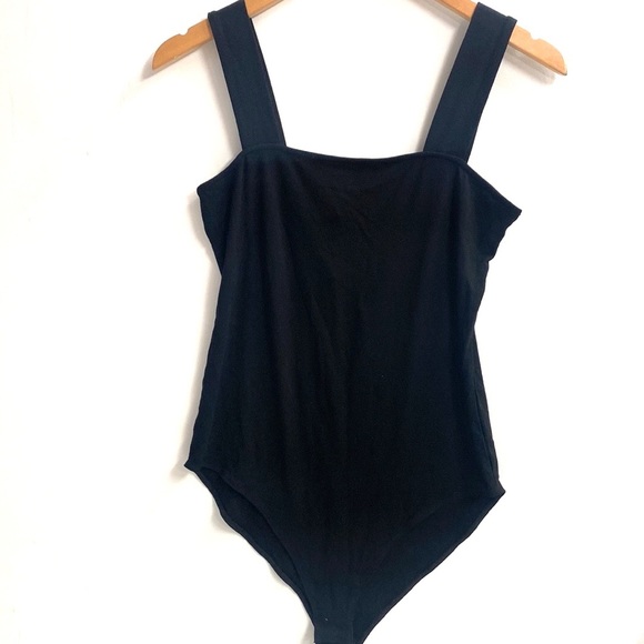(A9) MANGOPOP Womens Square Neck Sleeveless Tank Top Bodysuit Suit, Sz XXL, NWT - Picture 6 of 9